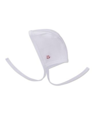 Baby Girls 3 Piece 100% Pima Footie Set with Peter Pan Collar and Embroidered Hearts