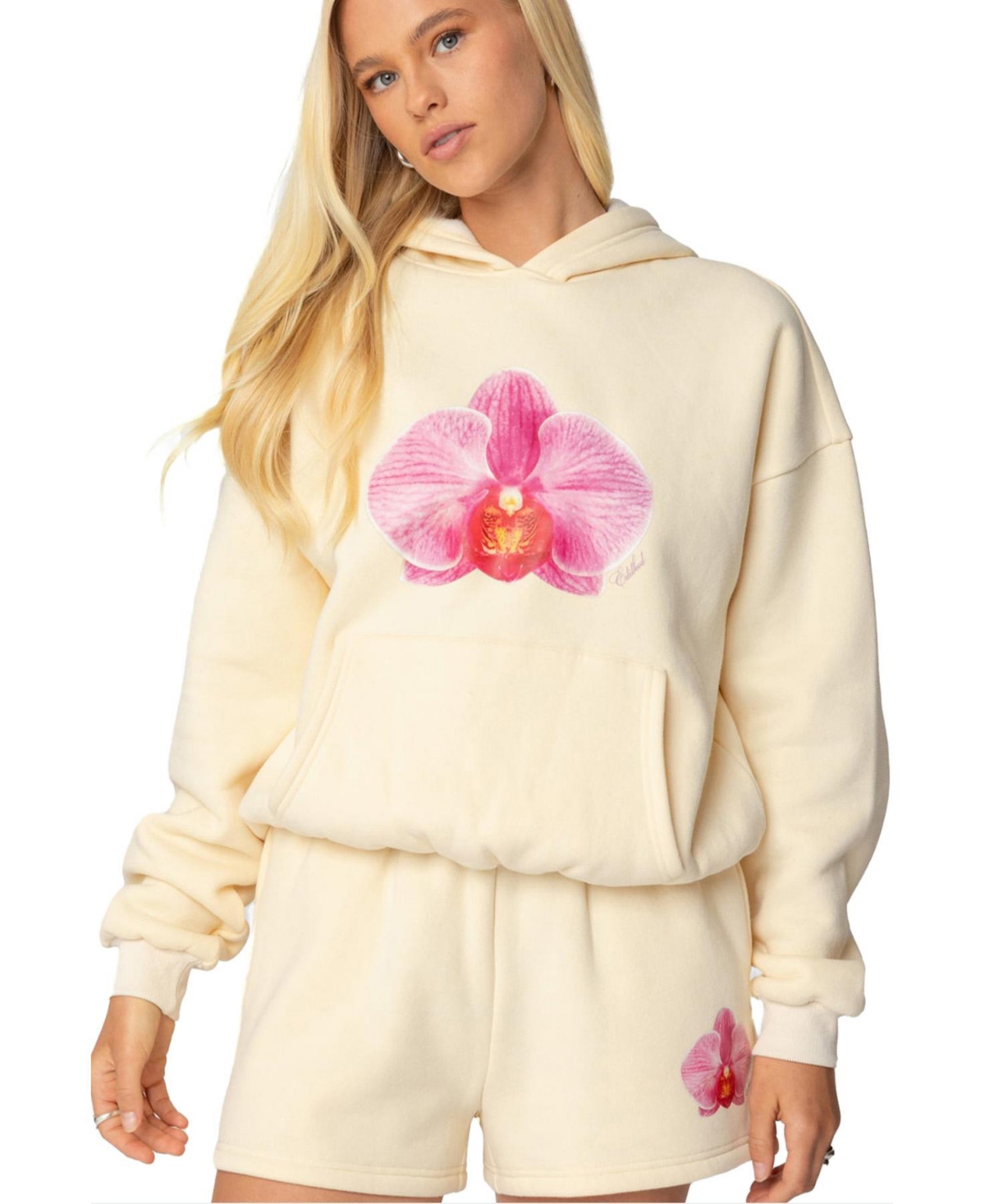 Women's Orchid Babe Hoodie - Dark-gray