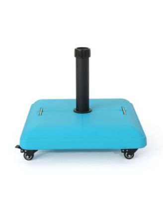 Streamdale Teal Concrete Umbrella Base - Outdoor Patio Stand