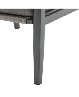 Streamdale (Set of 2) Gray Aluminum Lounge Chairs