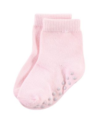 12Pk Natural Non Skid Socks