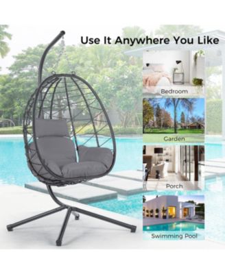 Streamdale Egg chair with stand, indoor/outdoor, patio, bedroom, balcony