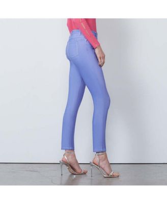 И так далее, женские синие джинсовые брюки до щиколотки Dashwood