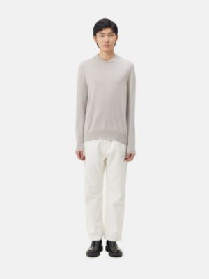 Men's Double-Neckline Cashmere Sweater