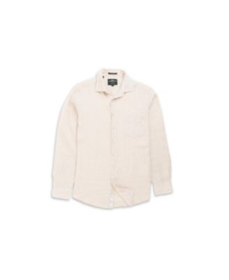 Men's Coromandel Linen Long Sleeve Slim Fit Shirt