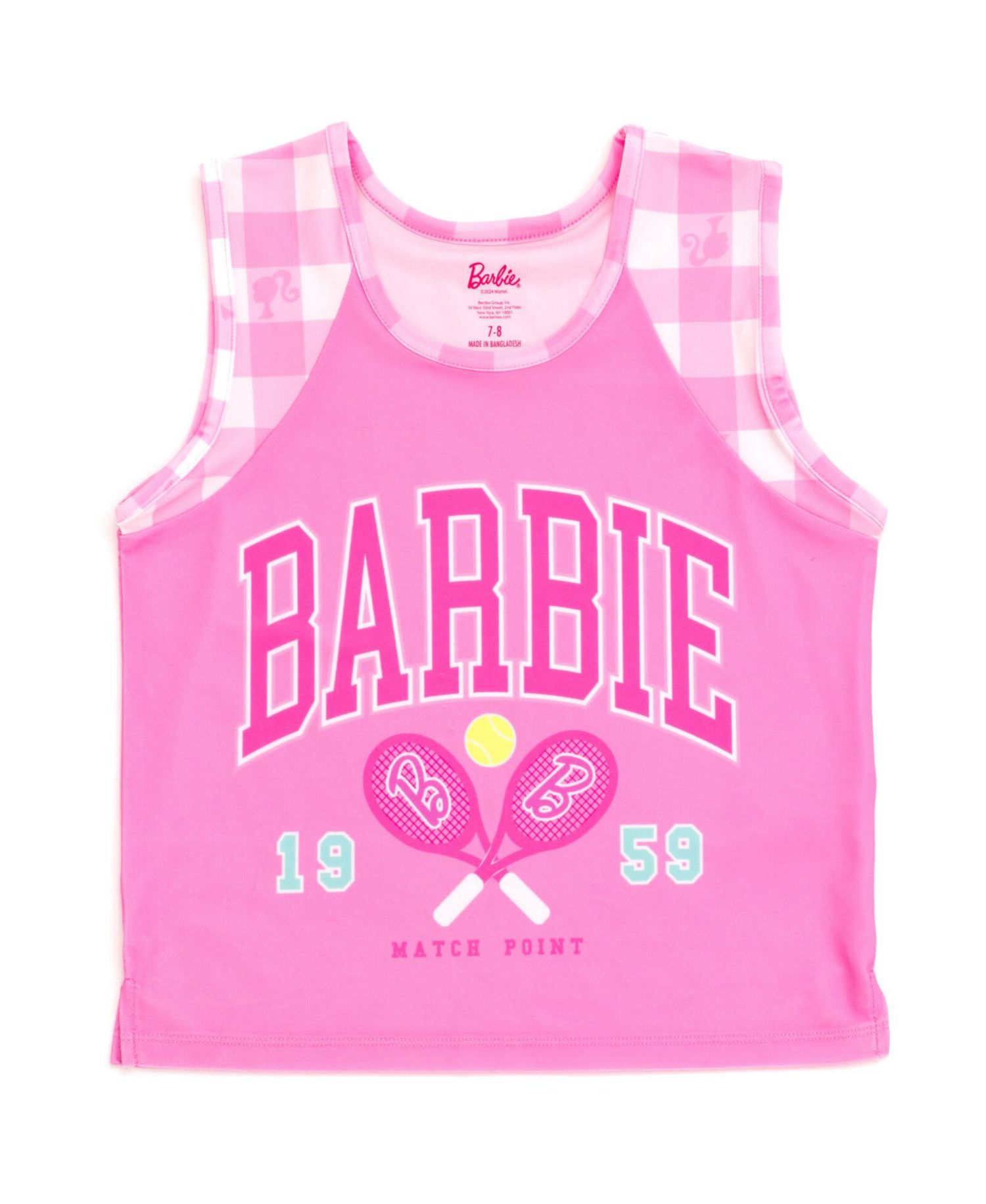 Girls Tank Top and Pleated Skort Outfit Set to