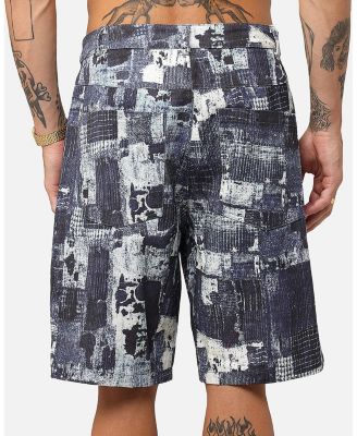 XXIII XXIII Мужские джинсовые шорты с нашивками с принтом 11590₽