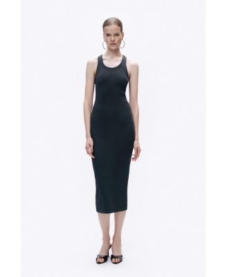 Women's Fitted Midi Dress