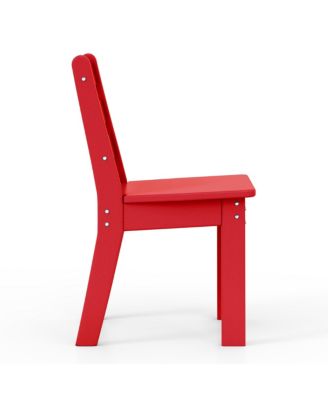 Outdoor HDPE Kids Plastic Toddler Dining Chair (Set of Two)