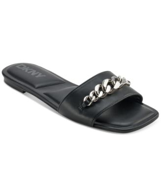 DKNY - Women's Dania Chain Slide Sandals