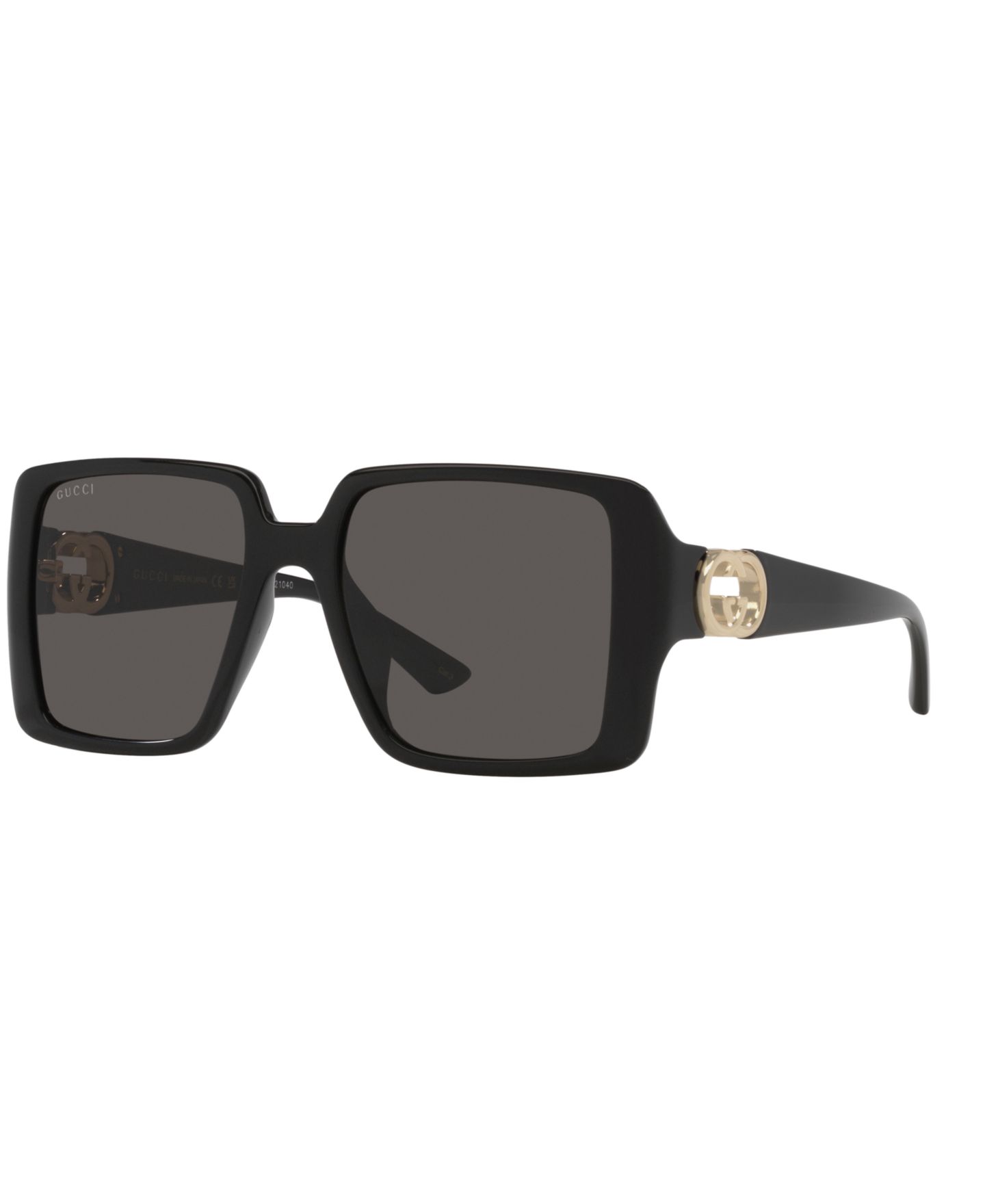 Женские солнцезащитные очки Gucci Large Sunglasses, GG1692SA GC002293, цвет: Чёрный — фото 1