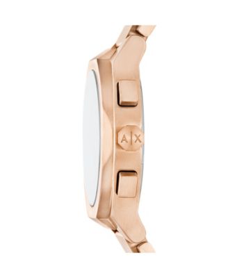 Men's Quartz Chronograph Rose Gold Stainless Steel Watch, 42mm