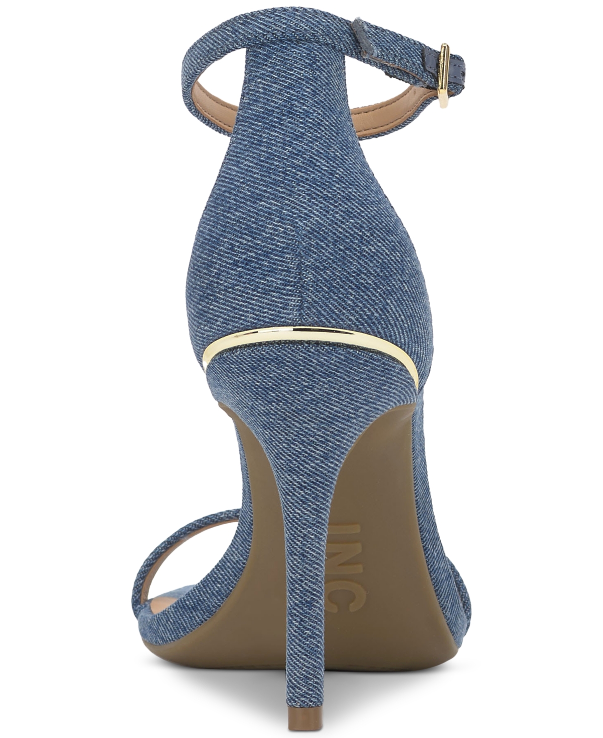 Shop Inc International Concepts Women's Hameeza Dress Sandals, Exclusively At Macy's In Denim