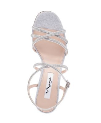 Women's Anna Crystal Embellished Strappy Dress Sandals