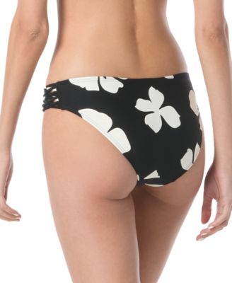 Женский топ-бикини с цветочным принтом и низ с отделкой макраме от Vince Camuto