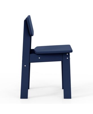 Kids 5-Piece Modern HDPE Dining Table and Chairs Set