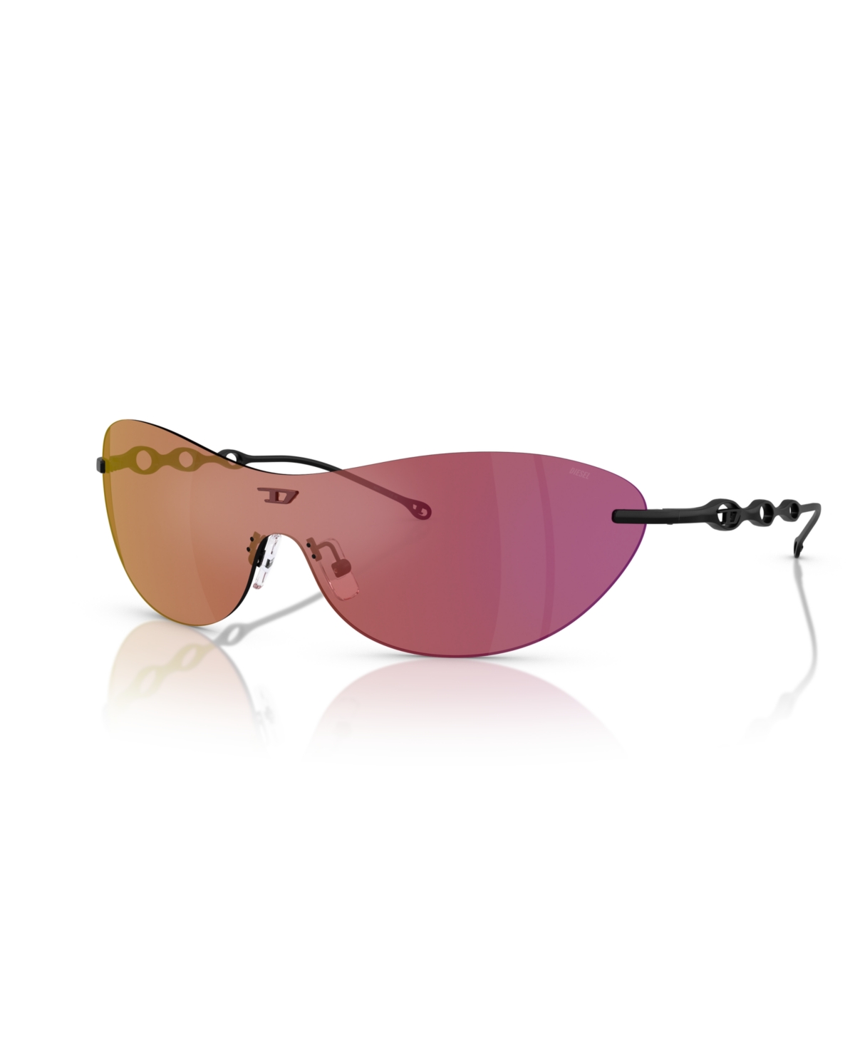 Diesel Unisex Sunglass Dl1006 In Matte Black