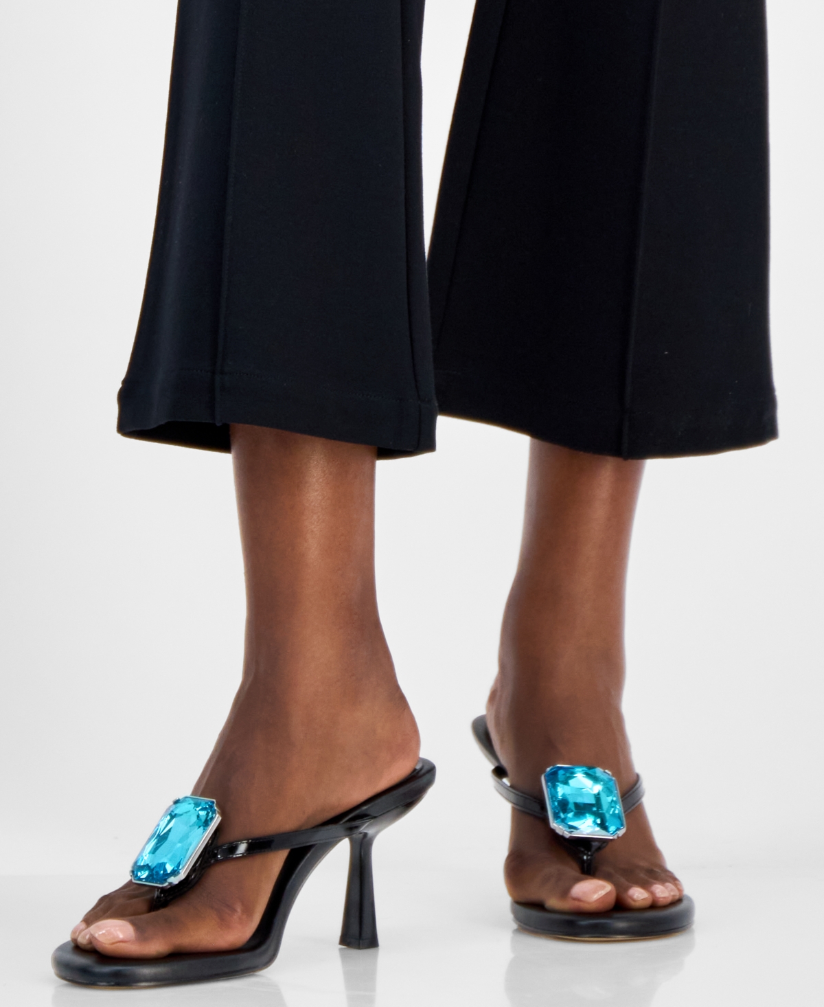 Aaj By Aminah Women's Janet Gem Mule Dress Sandals