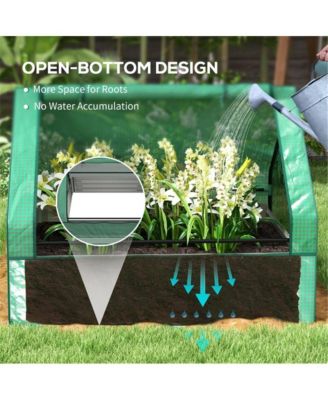 Green and Silver Mini Greenhouse – Stylish Compact Solution for Indoor and Outdoor Gardening
