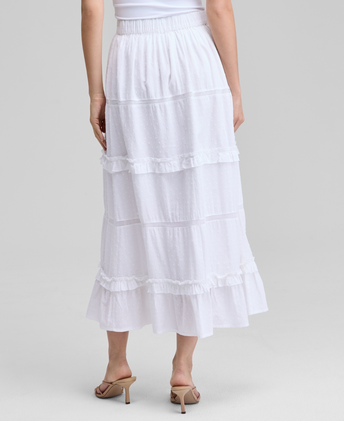 Shop And Now This Petite Lace Eyelet Maxi Skirt, Exclusively At Macy's