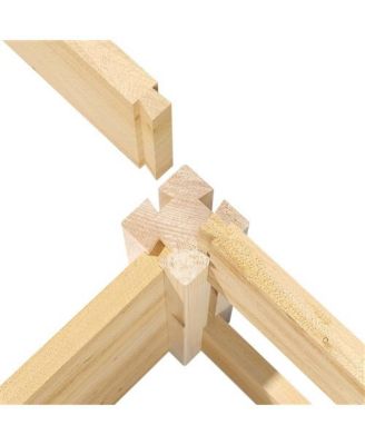 4 ft x 8 ft Cedar Wood 2 Tier Raised Garden Bed