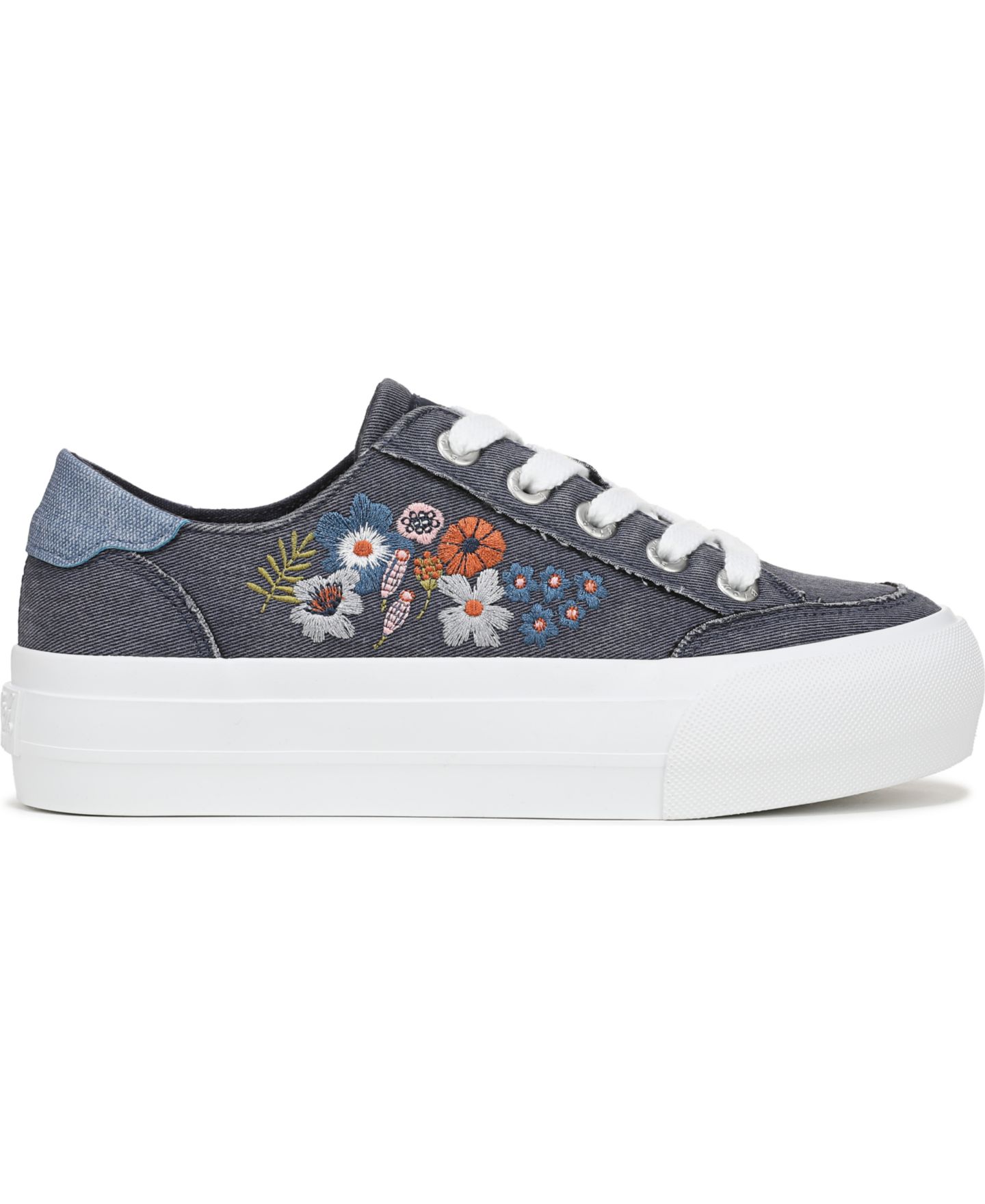 Женские кроссовки Blowfish Malibu Sadie-Sun 3 Lace Up Platform, цвет: Тёмно-синий холщовый — фото 2