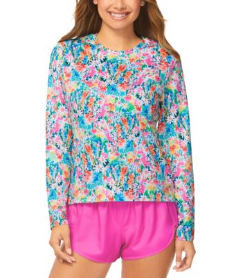 Juniors Summer Time Rash Guard Laguna Shorts
