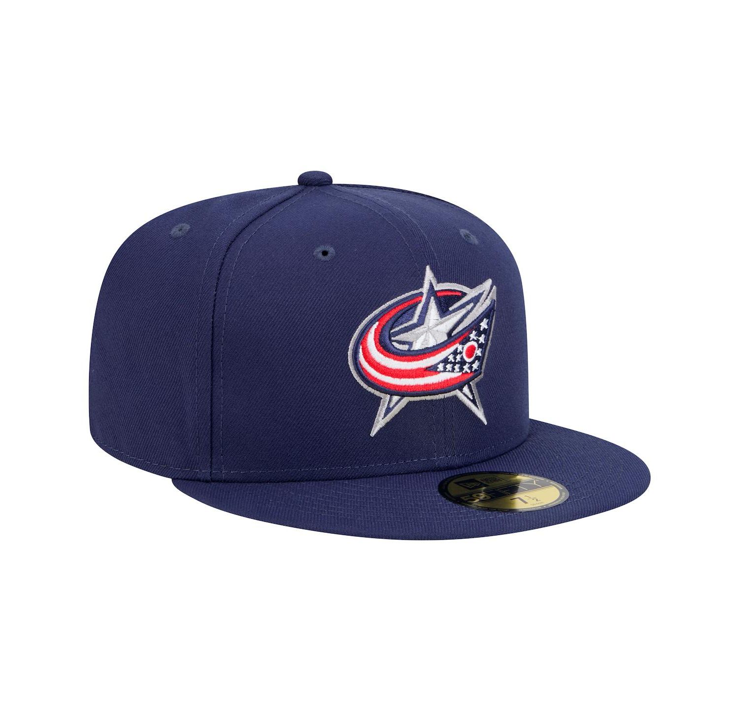 Men's Navy Columbus Blue Jackets Core 59FIFTY Fitted Hat