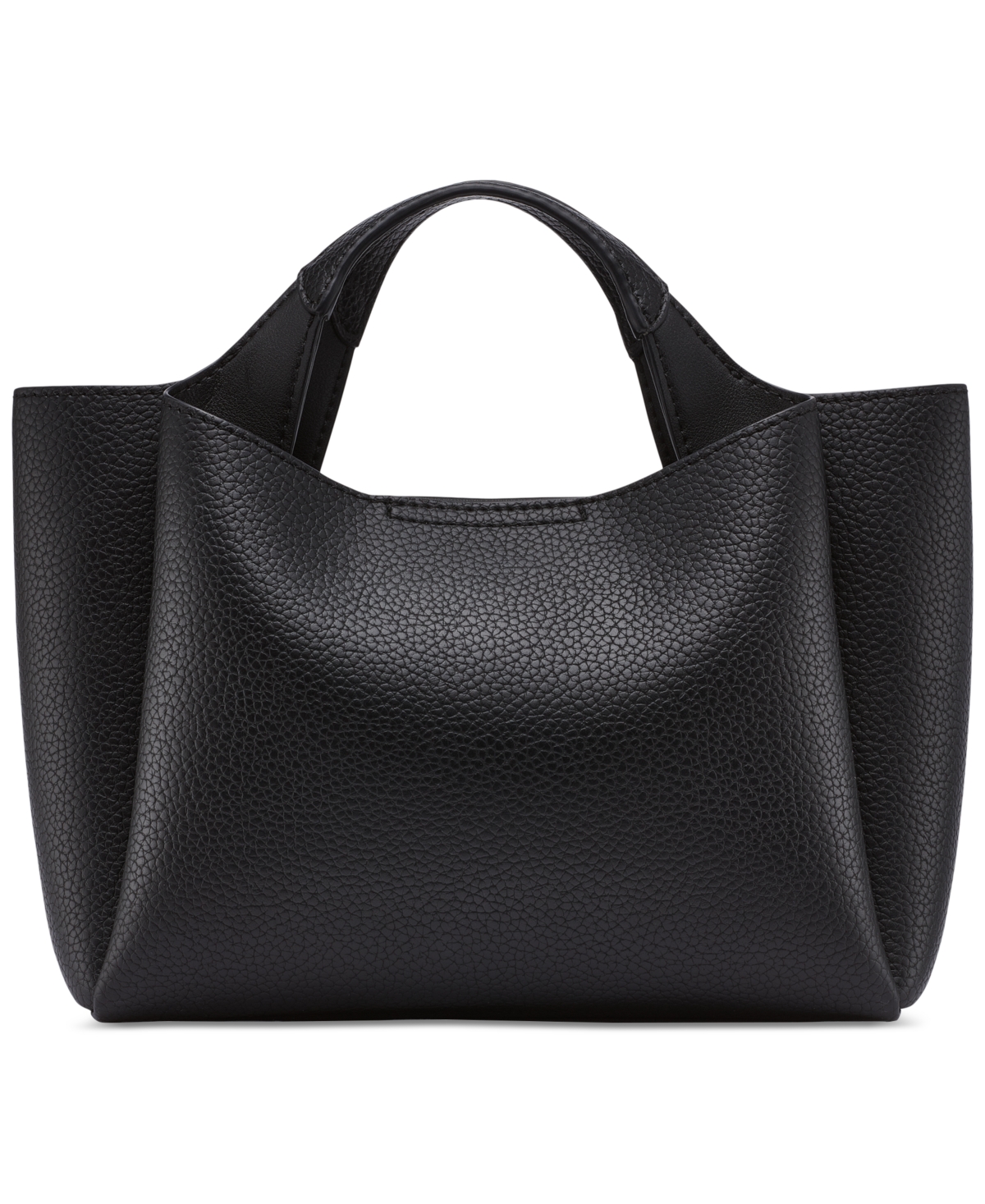 Dkny Willa Mini Satchel Bag In Black,silver