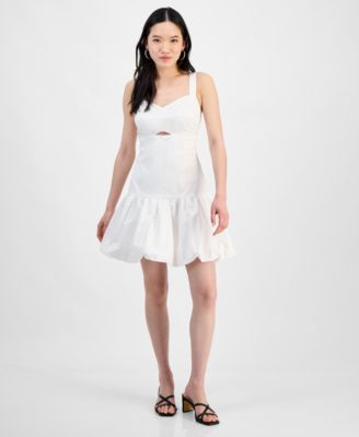 Bar III - Women's Sleeveless Bubble-Hem A-Line Dress, Exclusively at Macy's