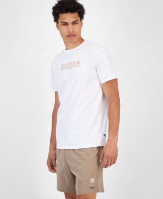 GUESS - Men's Short Sleeve Embroidered Logo Crewneck T-Shirt