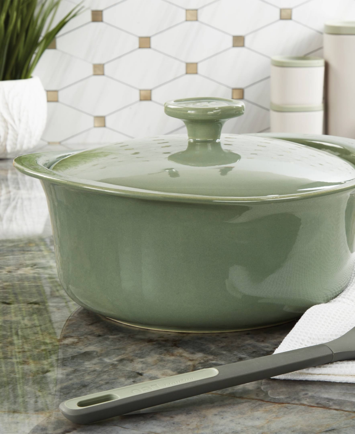 Berghoff Balance 4-pc. Stone Casserole Set In Multicolor