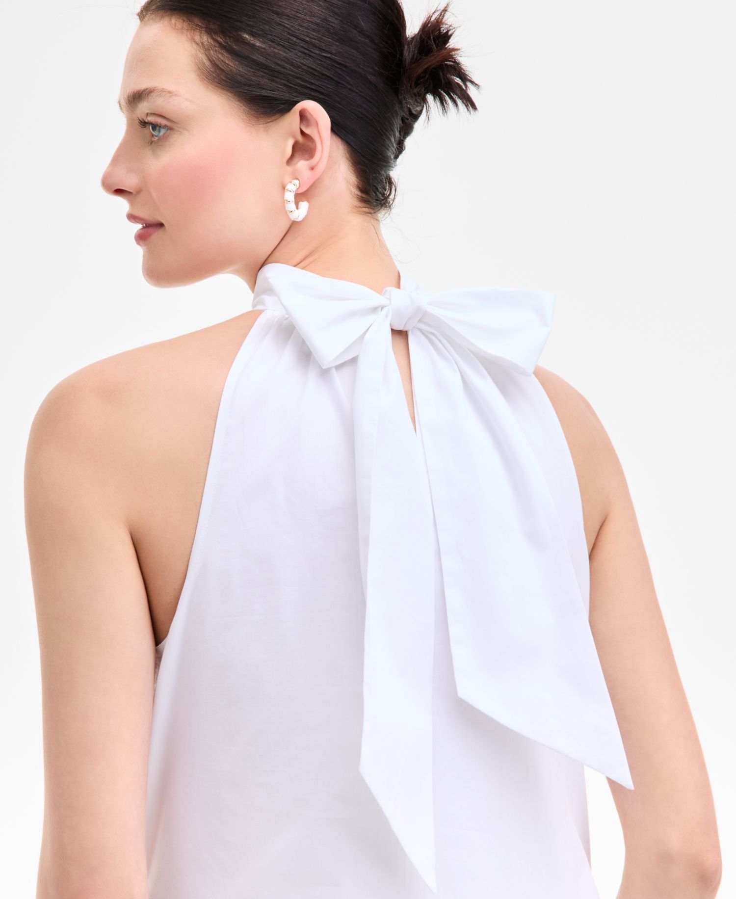 Women's Halter Bow-Back Mini Dress
