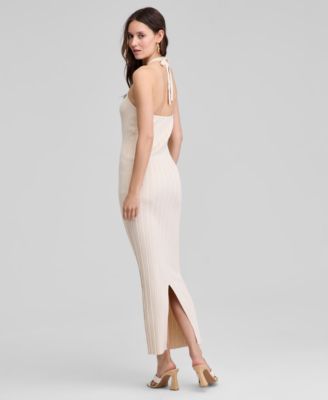 А теперь это женское платье на бретелях из трикотажа в рубчик, эксклюзивно от Macy's