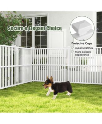 Air Conditioner Fence Panel with Metal Ground Stakes for Outside