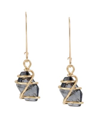 Robert Lee Morris Soho Caged Stone Dangle Earrings