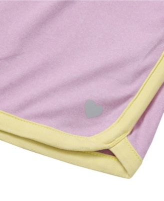 Girls Short Sleeve Active Curved Hem Tee