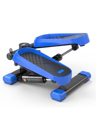 Streamdale Home Office Exercise 330LBS Capacity Mini Stepper with Resistance Bands and LCD Monitor