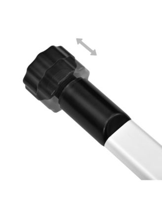 Telescopic Shoe Rack with Rods Aluminum