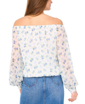 Женский топ с открытыми плечами и завязывающимся низом от Vince Camuto