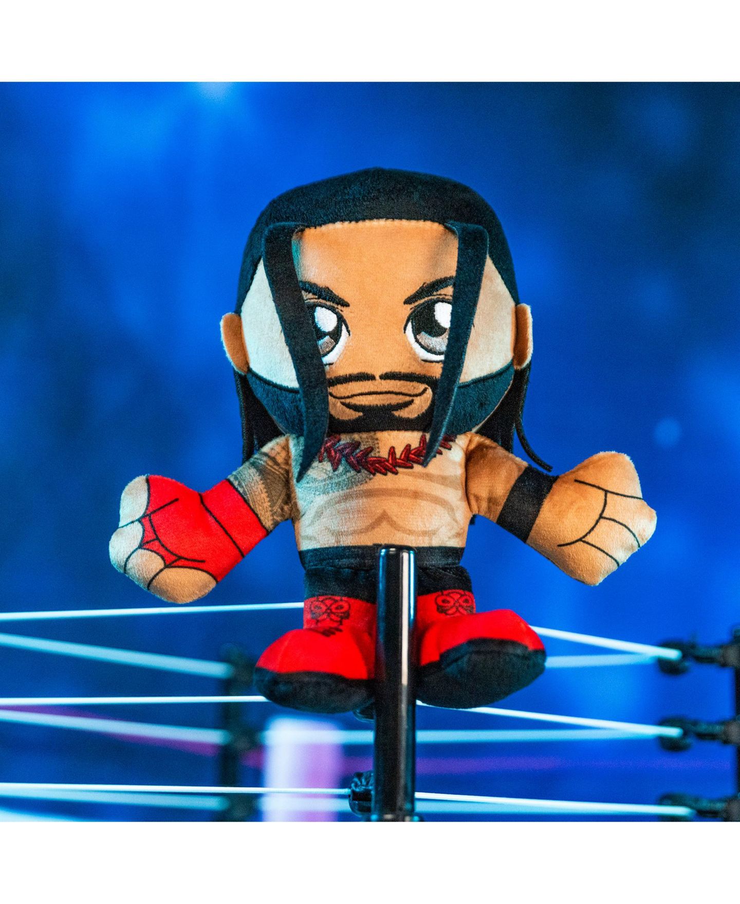 Детская мягкая игрушка Bleacher Creatures Roman Reigns 8" Kuricha Hand-Sewn Plush — фото 4