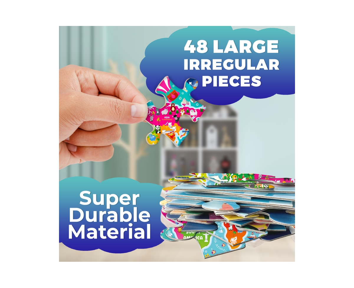 Quokka Floor Puzzles for Kids - Large Giant Educational Toddler Puzzles Ages 2-4