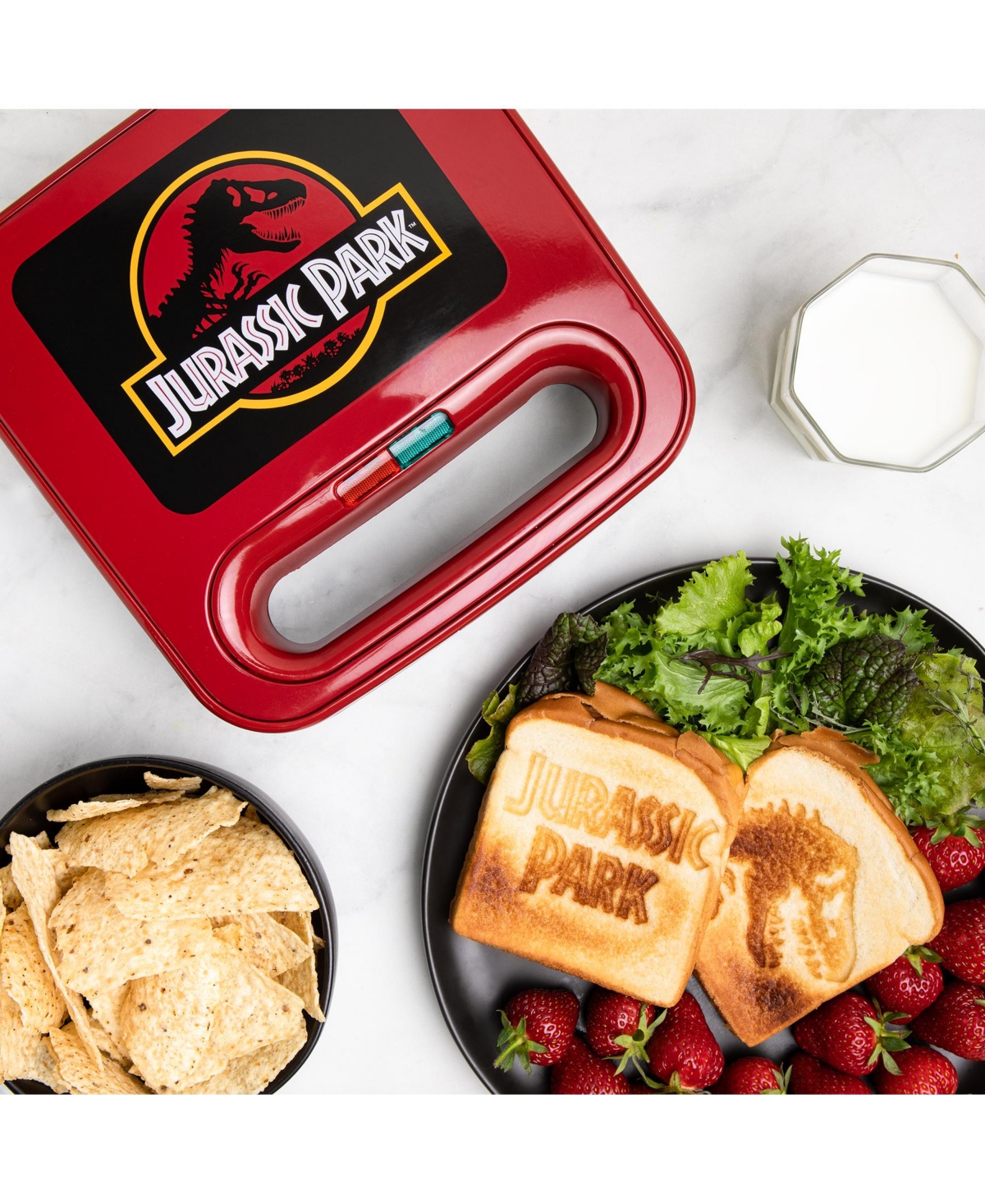 Uncanny Brands Jurassic Park Grilled Cheese Maker