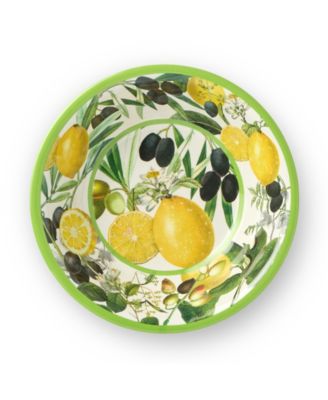 Limone Melamine 6-Pc. All-Purpose Bowls, Service For 6