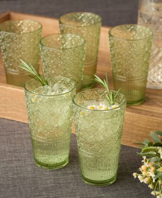 Victoria Acrylic Ice Tea Glasses, Set of 6