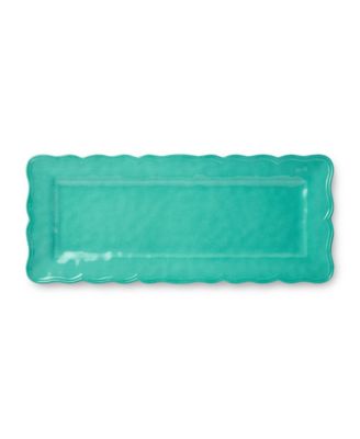 Isabella Crackle Melamine Platters, Set of 2