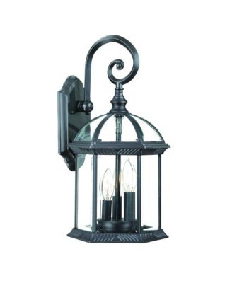 Eastern Lantern Wall Light – Three-Light Design for Porch & Garden