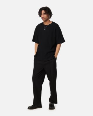 Men's Karl Knit T-Shirt, Black, XS