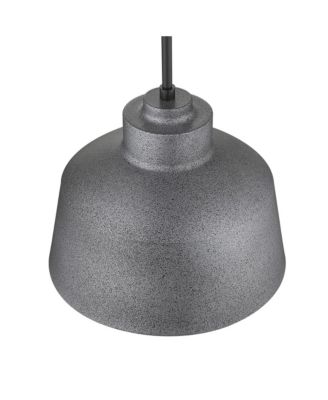 Barnes 1-Light Gray Convertible Pendant