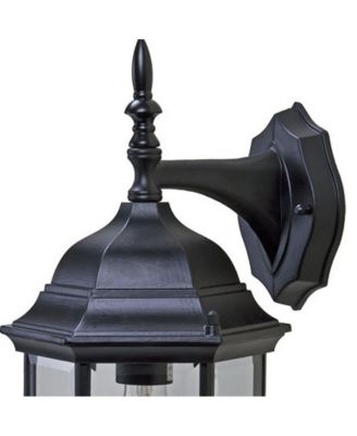 Adjustable Swing Arm Wall Light with Clear Glass Shade for Home Decor